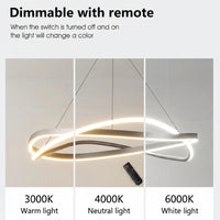 Nagy Gyűrűs LED Csillár – Minimalist Kör Lámpa Nappaliba