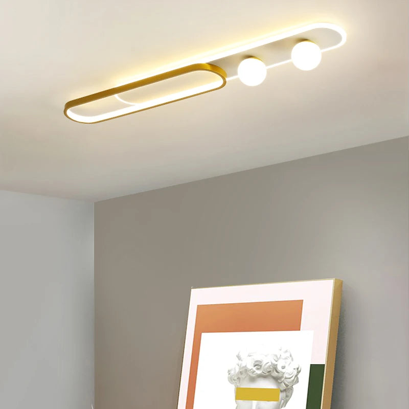 LED Mennyezeti Lámpa Ovális Gömbös – Családi Nappaliba és Konyhába