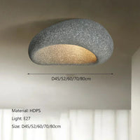 Wabi-Sabi Gyanta Csillár LED – Skandináv Krém Stílus Nappaliba