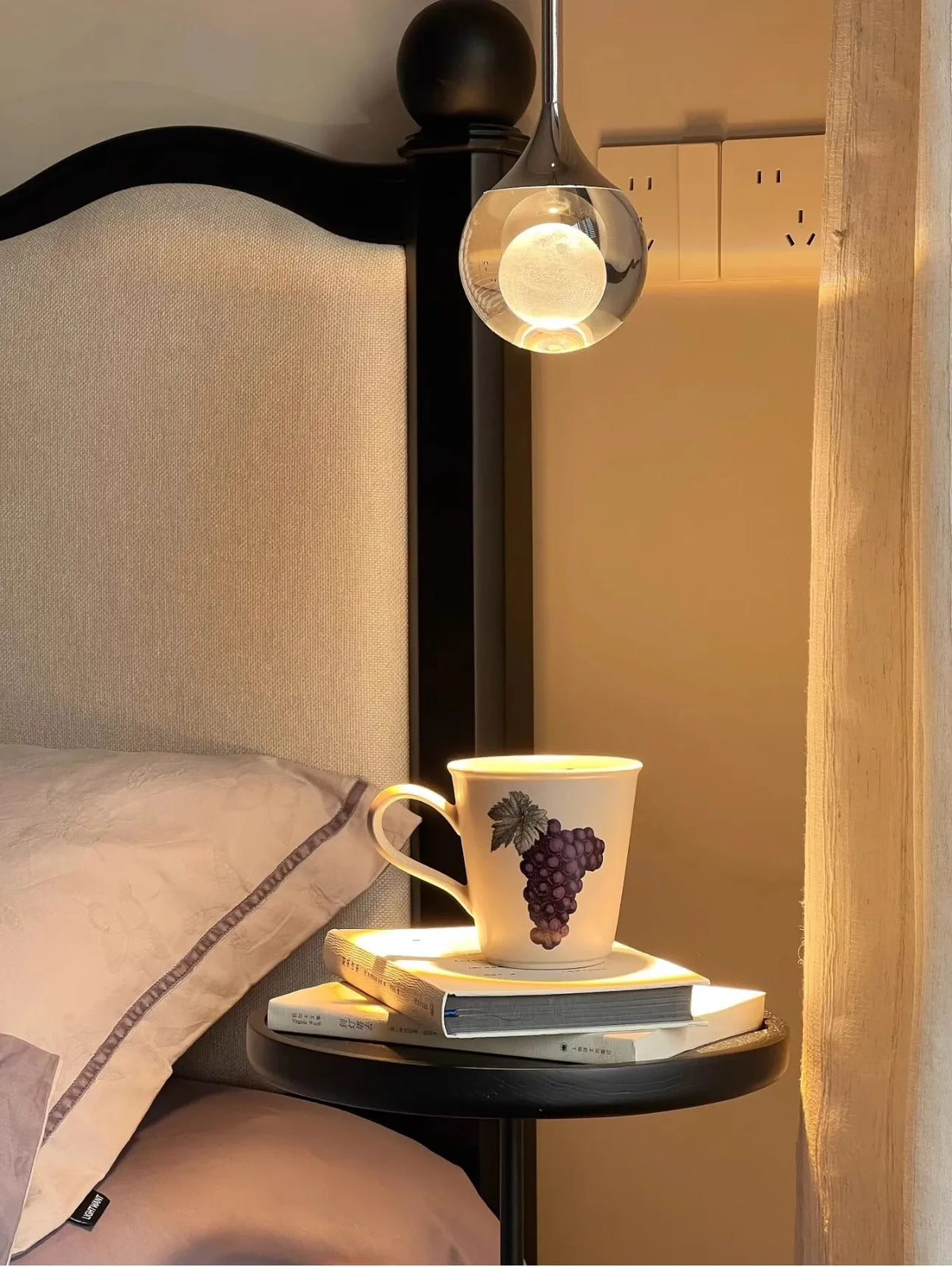 Hold Kristály Függőlámpa LED – Modern Luxus Hálószobába Étkezőbe