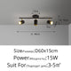 Fekete Fehér LED Csillár Modern – 3-5 Karos Nappaliba Folyosóra