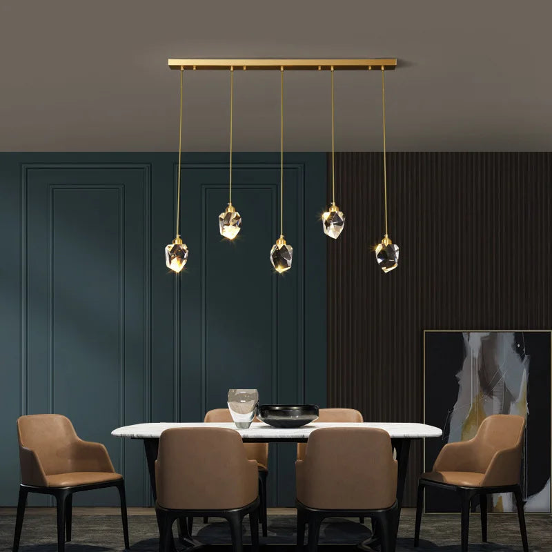 Kristály Nordic LED Csillár – Lágyan Fényőző Nappaliba és Hálószobába