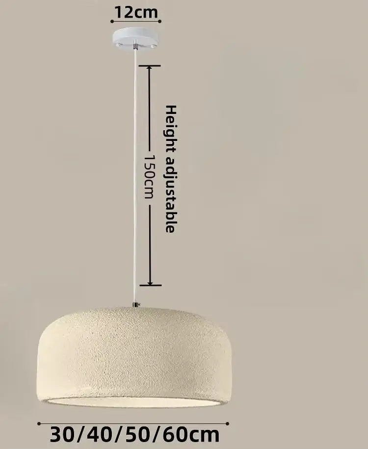 Nordic Wabi-Sabi E27 Függesztő Lámpa – Loft Minimalista Bárba