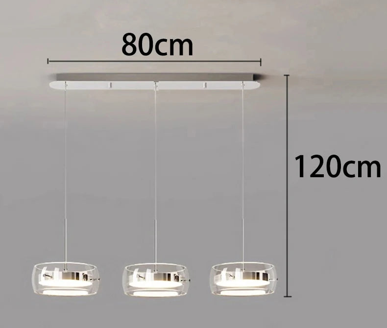Modern Üveg és Fém Multi-Fejes Csillár – 1–5 Fejes LED Nappaliba