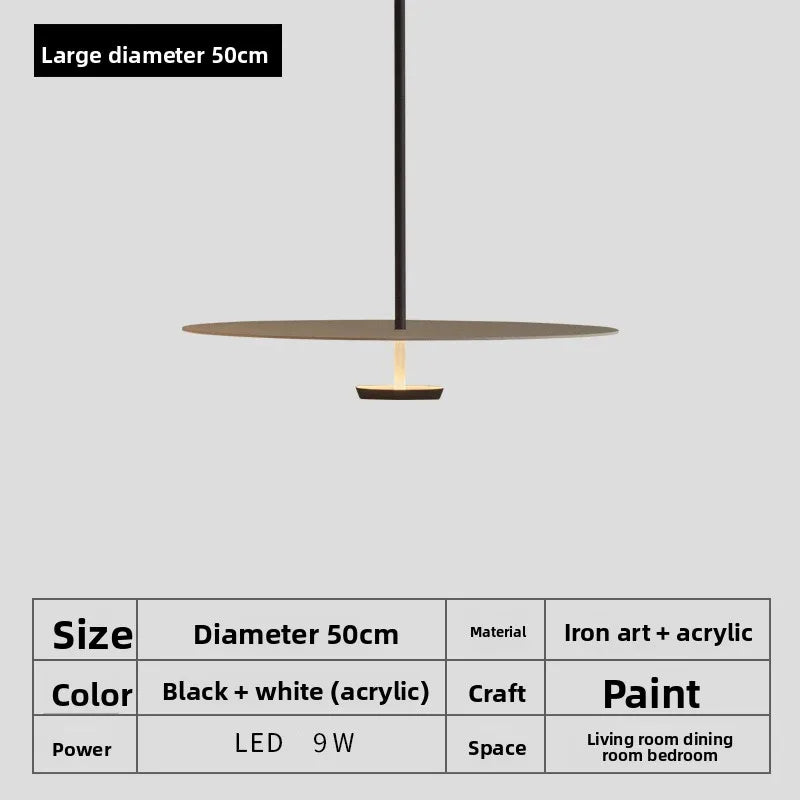 Modern Fém Függőlámpa – Minimalista LED Lámpa Nappaliba és Étkezőbe