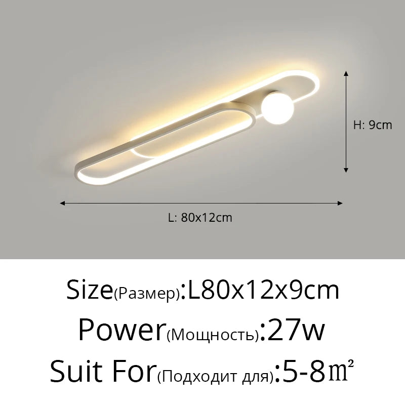 LED Mennyezeti Lámpa Ovális Gömbös – Családi Nappaliba és Konyhába