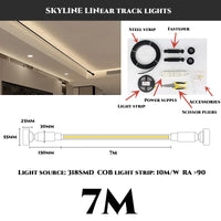 DIY LED Vonalás Lámpa – Modern Minimalista Fénysáv Mennyezetre