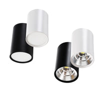 Dimmelhető COB LED Downlight – Mennyezeti Spotlámpa Fehér/Fekete, 7–30W