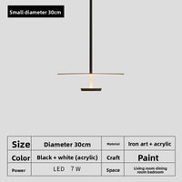 Modern Fém Függőlámpa – Minimalista LED Lámpa Nappaliba és Étkezőbe
