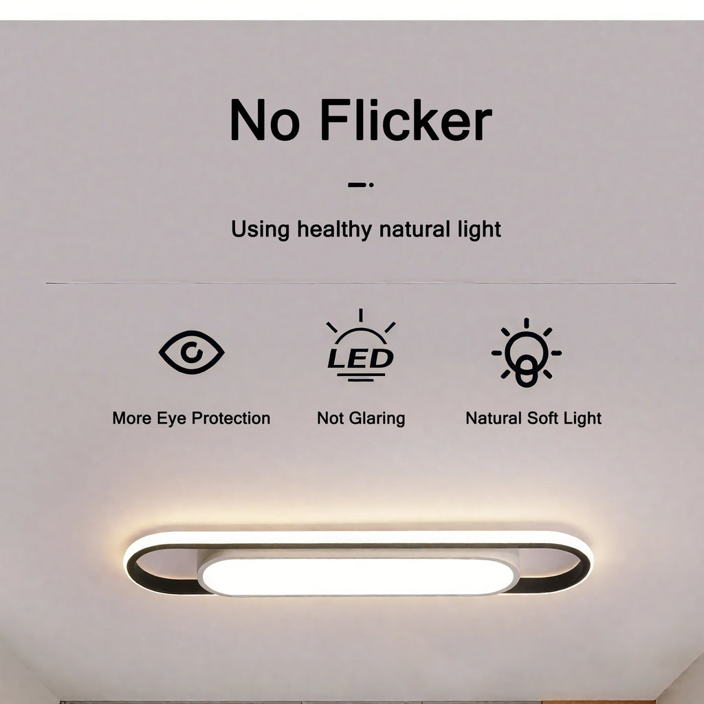 LED Téglalap Fénysáv – Modern Folyosó és Lépcsőház Mennyezeti Lámpa