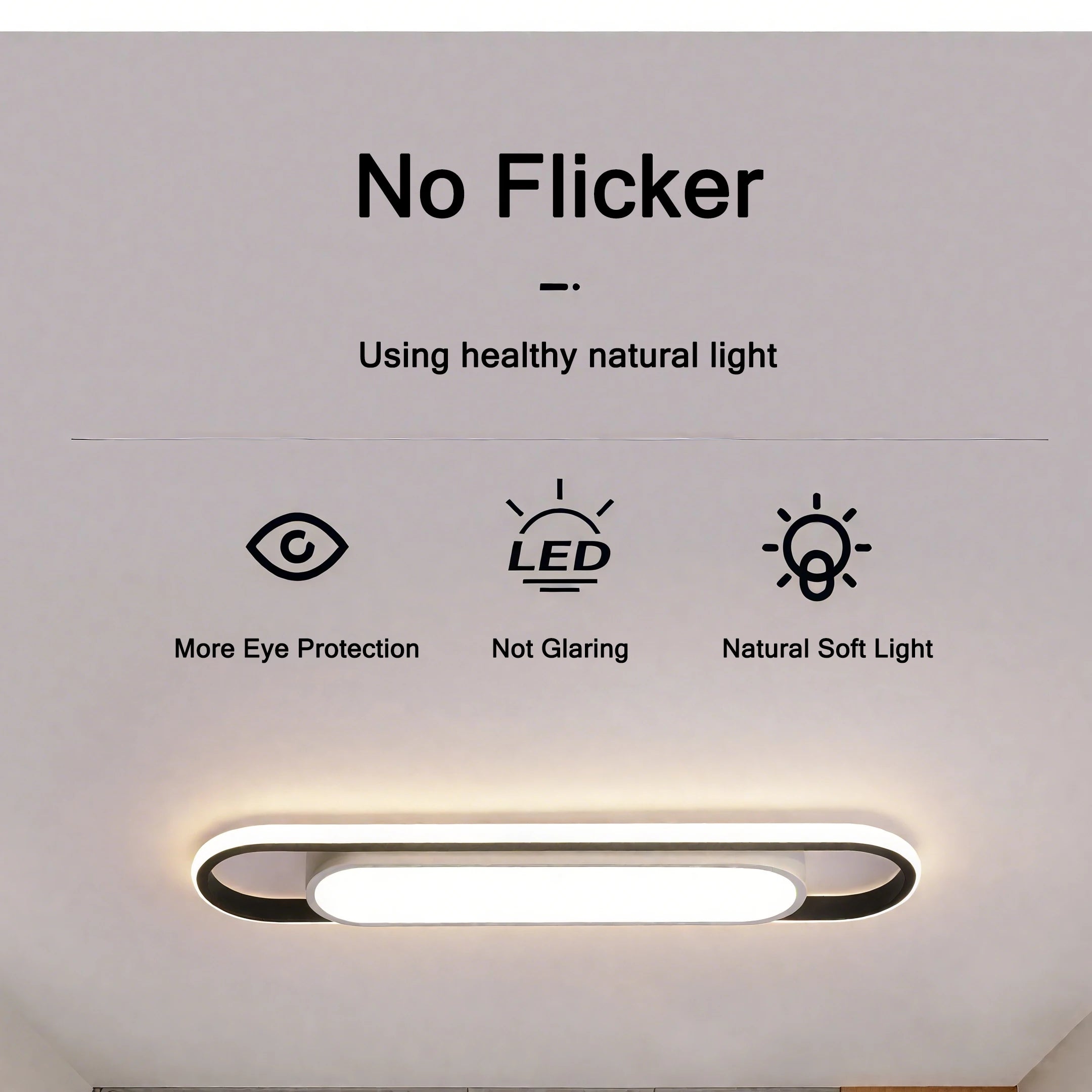 LED Téglalap Fénysáv – Modern Folyosó és Lépcsőház Mennyezeti Lámpa