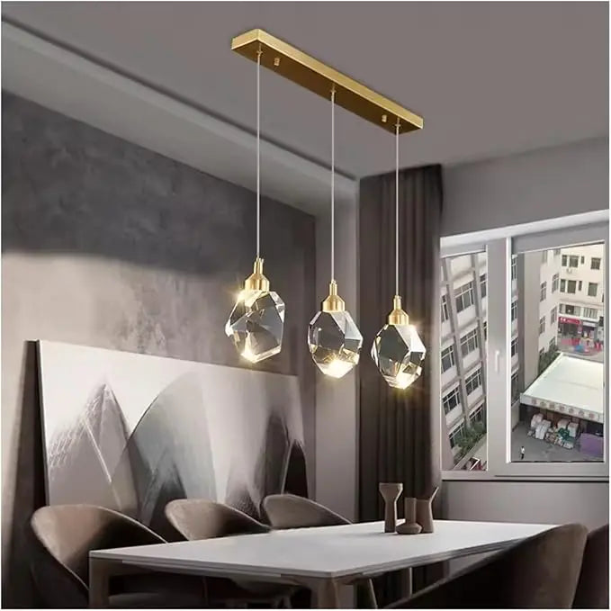 Kristály Nordic LED Csillár – Lágyan Fényőző Nappaliba és Hálószobába