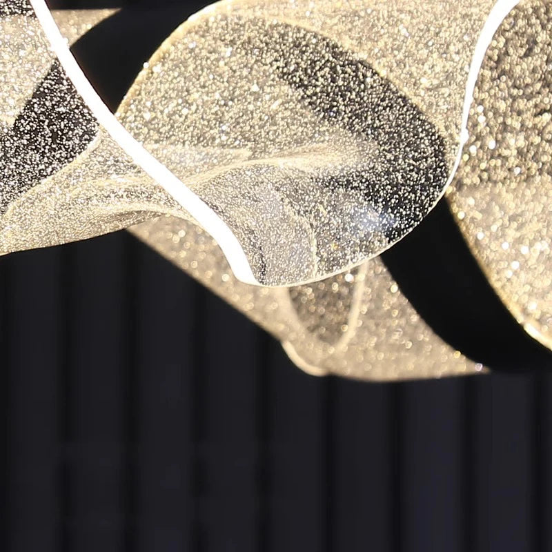 Modern Függőlámpa Nappaliba és Étkezőbe – LED, Táv- és APP-vezérelt (100–220 cm)