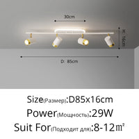Fekete Fehér LED Csillár Modern – 3-5 Karos Nappaliba Folyosóra