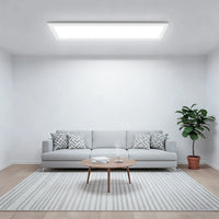 LED Flat Panel Mennyezeti Lámpa – 24W Távirányítós Dimmer, 2400 lm, Nappaliba és Hálószobába