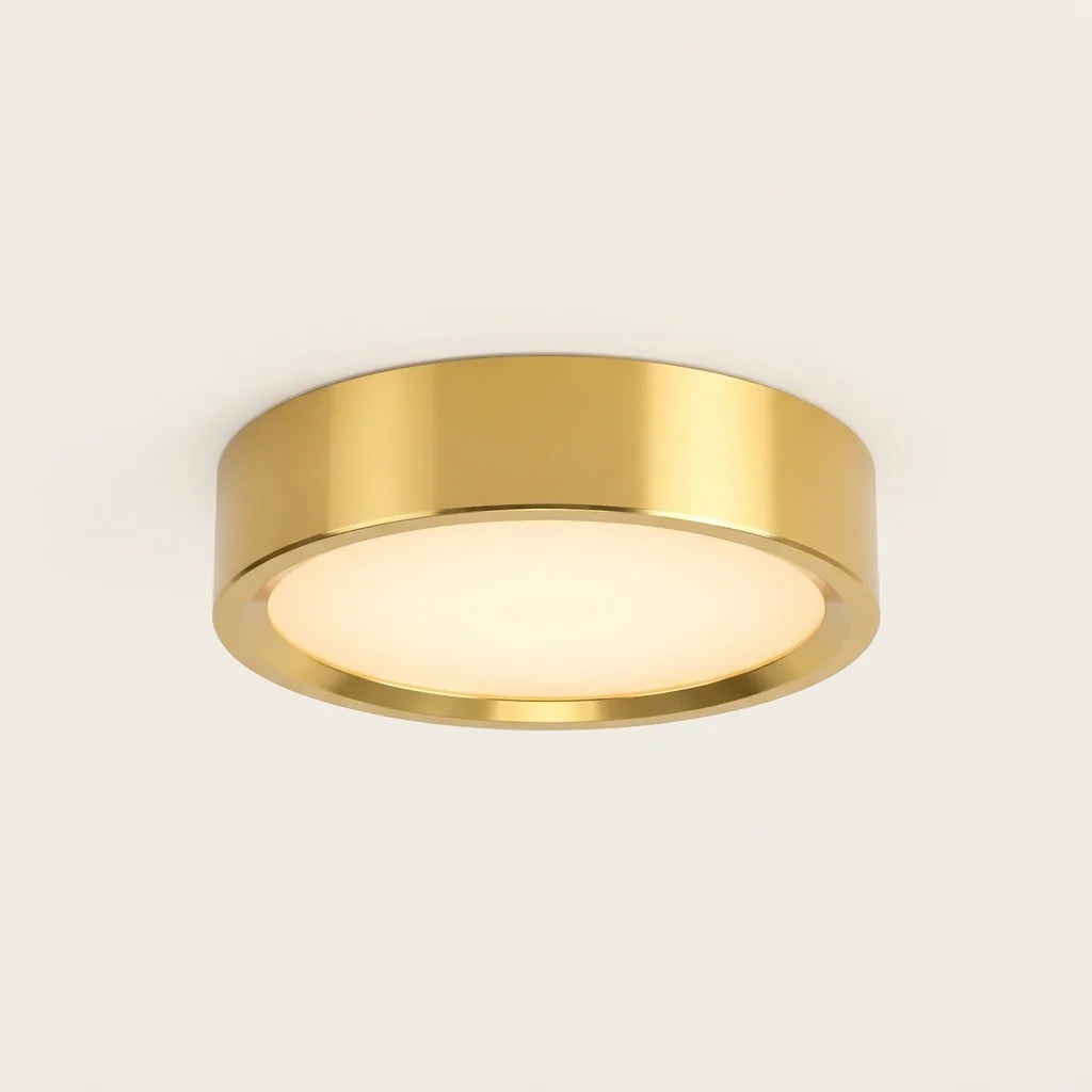 Arany LED downlight spotlámpa felületre szerelve, meleg fénnyel