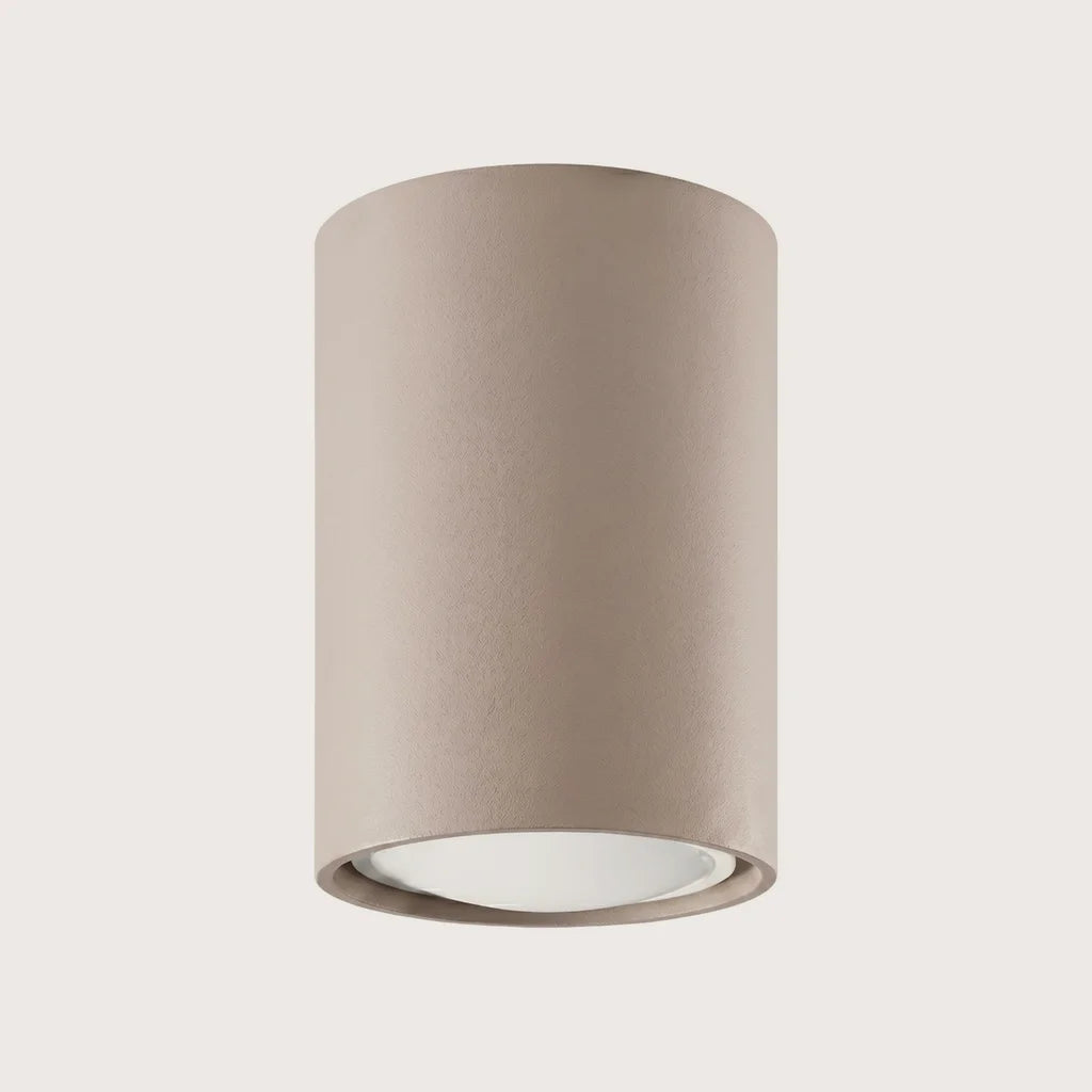 Falon kívüli cső mennyezeti spotlámpa, taupe (10 cm magas)
