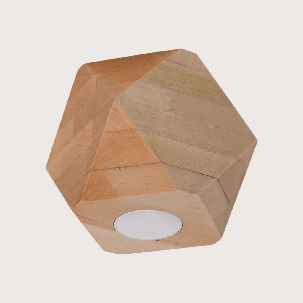 Geometrikus natúr fa mennyezeti spotlámpa