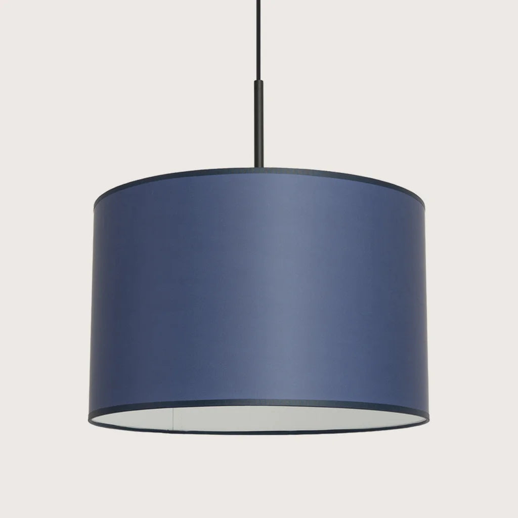 Henger búrás függőlámpa ø 40 cm, sötétkék/fekete (PVC)