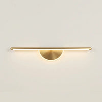 60 cm-es LED fényrúd arany félholddal, világítva