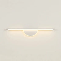 60 cm-es LED fényrúd fehér félholddal, világítva