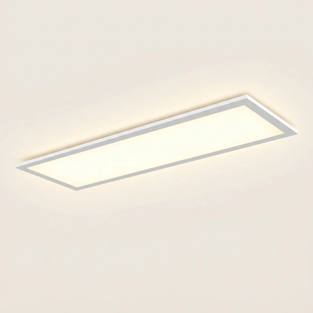 Ultravékony téglalap alakú 24W LED panel mennyezeti lámpa fehér kerettel