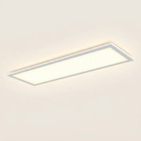 Ultravékony téglalap alakú 24W LED panel mennyezeti lámpa fehér kerettel