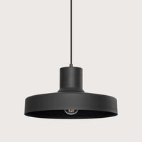Retro acél függőlámpa ø 35 cm, fekete