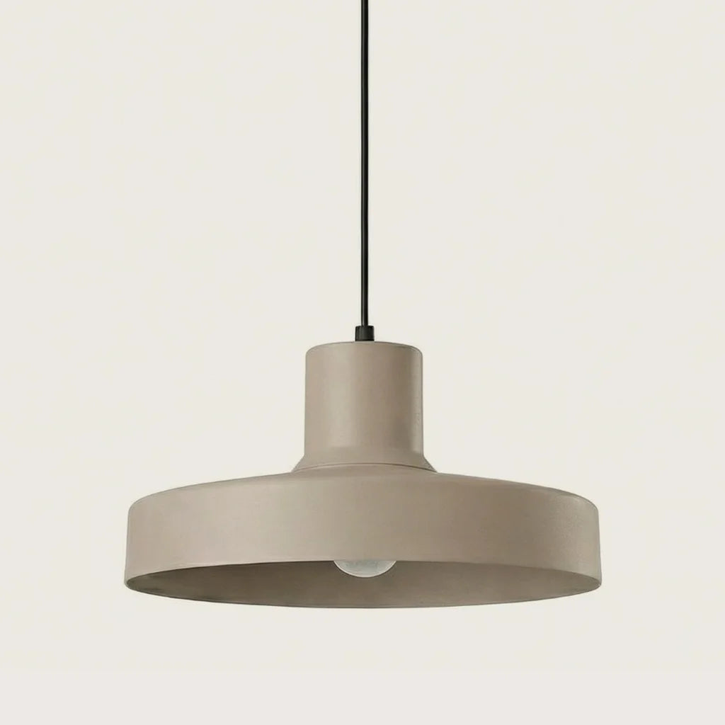 Retro acél függőlámpa ø 35 cm, taupe