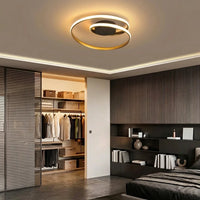 Spirál LED lámpa modern sötét hálószobában