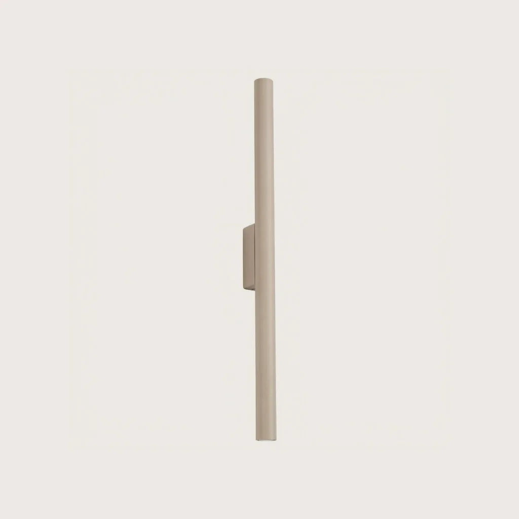 Vékony cső fali lámpa 50 cm, taupe